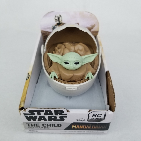 Star Wars Baby Yoda The Child with Pram Remote Control Crib - Picture 1 of 12
